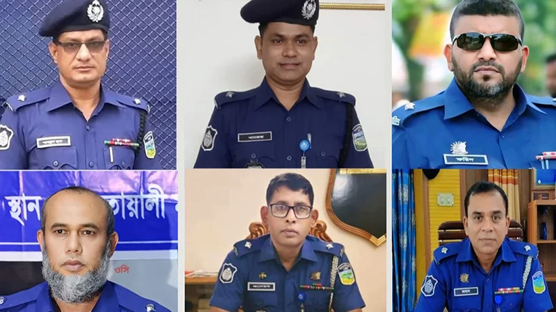 ময়মনসিংহে ৬ থানার ওসিকে একযোগে বদলি